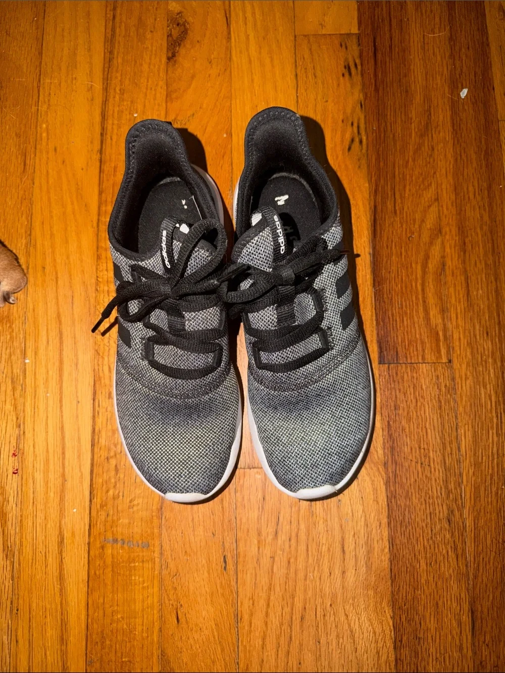 adidas Black and Gray Women's Athletic Sneakers